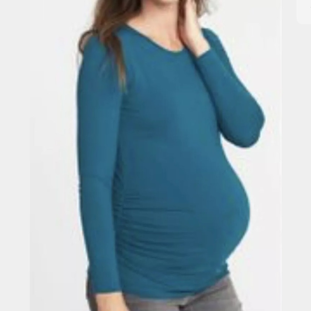 Old Navy Maternity Fitted Crew-Neck Tee (XS)